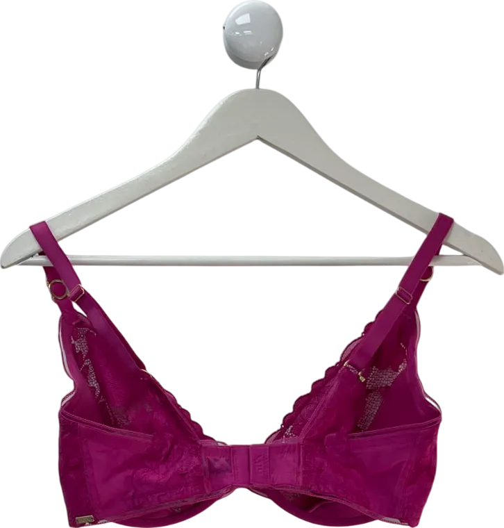KBX Pink Non Pad Plunge Bra UK 34E
