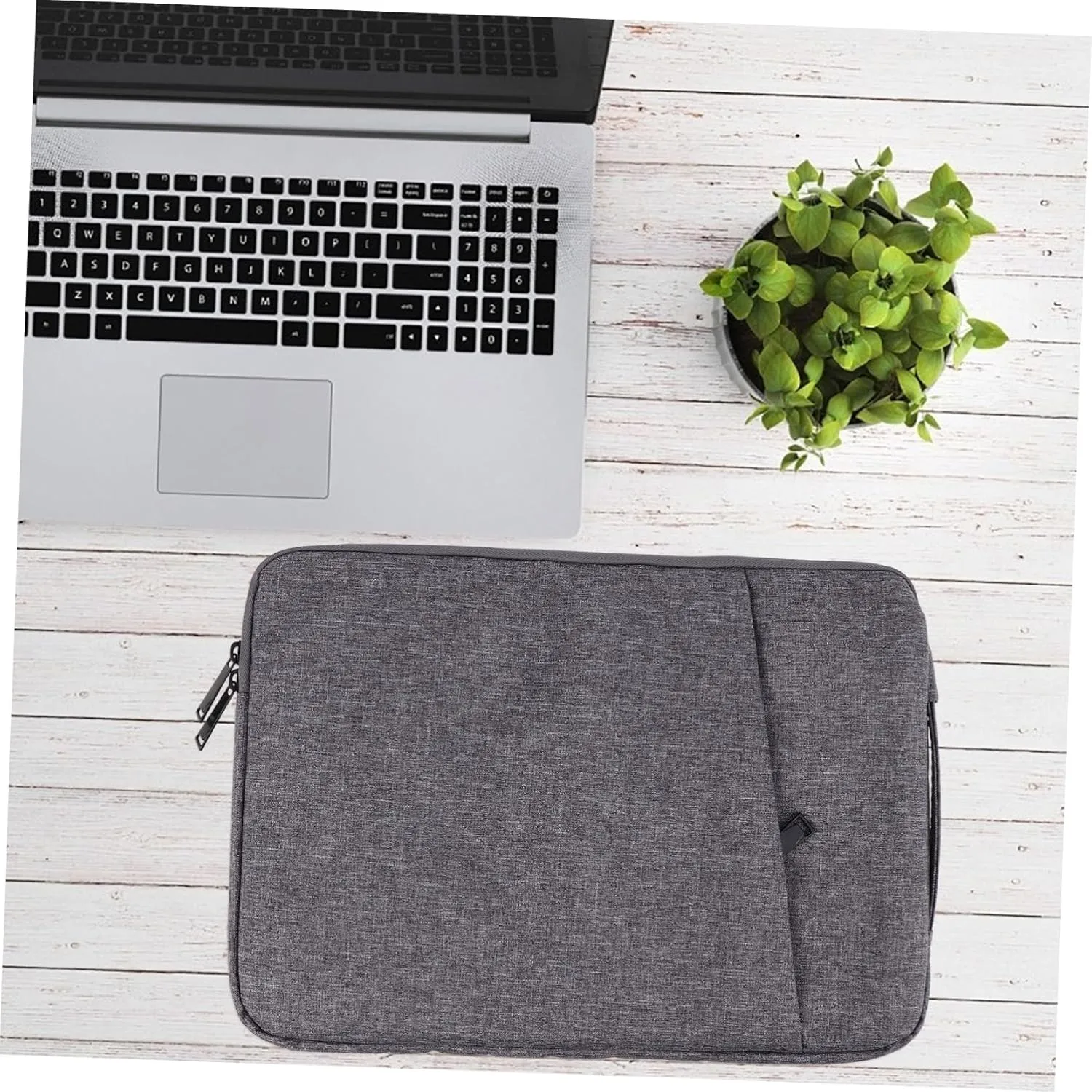 Laptop Bag for 13.3 Fleece Laptop Case Expandable Handle Water-Resistant Scratch Proof Business Carrying Case
