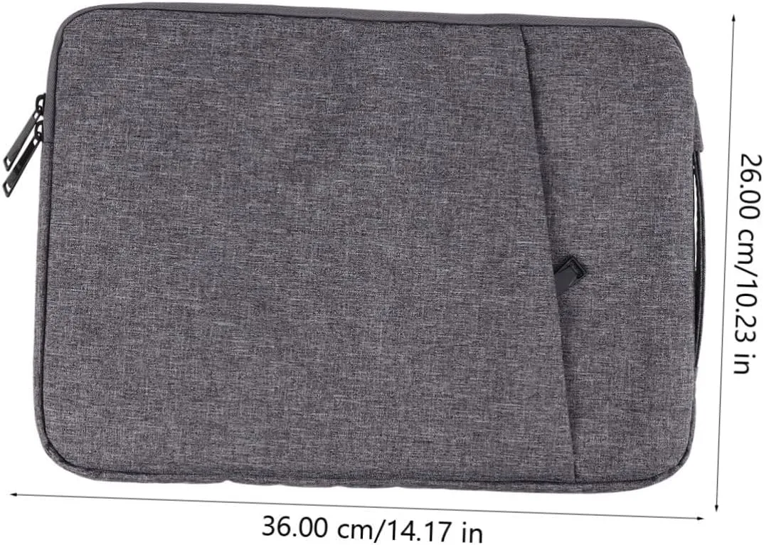 Laptop Bag for 13.3 Fleece Laptop Case Expandable Handle Water-Resistant Scratch Proof Business Carrying Case