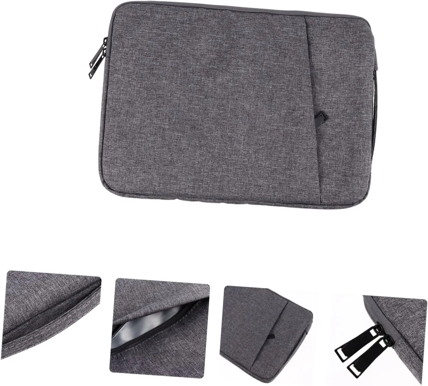 Laptop Bag for 13.3 Fleece Laptop Case Expandable Handle Water-Resistant Scratch Proof Business Carrying Case