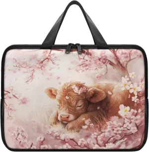 Laptop Bag for Kids Portable Computer Briefcase Leather Bag Water-Resistant Laptop Bag for Teen Boy