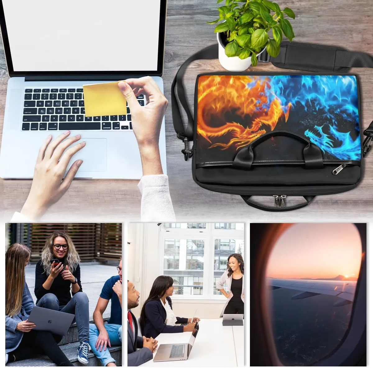 Laptop Case Bag,15.6 inch Laptop Sleeve Bag,Shockproof Protective Computer Cover,Water Resistant Notebook Briefcase25