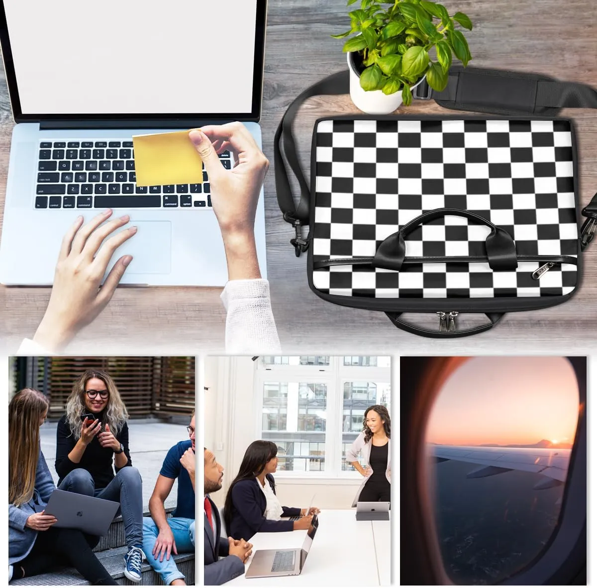 Laptop Case Bag,15.6 inch Laptop Sleeve Bag,Shockproof Protective Computer Cover,Water Resistant Notebook Briefcase25