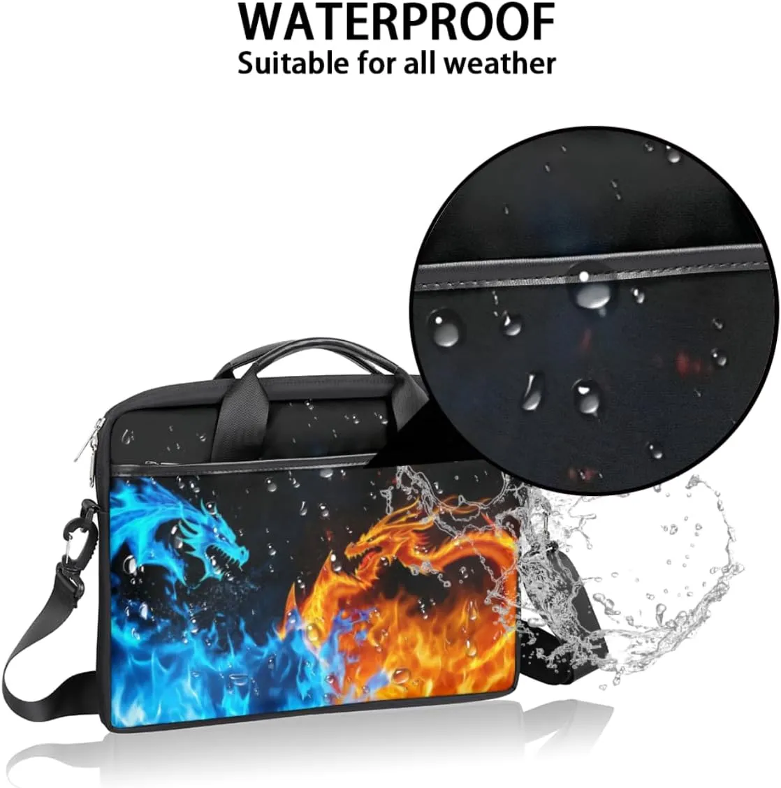 Laptop Case Bag,15.6 inch Laptop Sleeve Bag,Shockproof Protective Computer Cover,Water Resistant Notebook Briefcase25