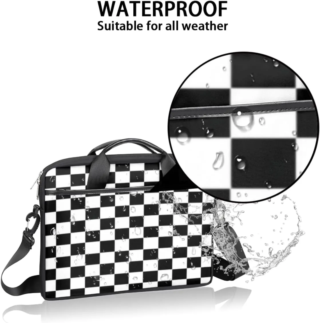 Laptop Case Bag,15.6 inch Laptop Sleeve Bag,Shockproof Protective Computer Cover,Water Resistant Notebook Briefcase25