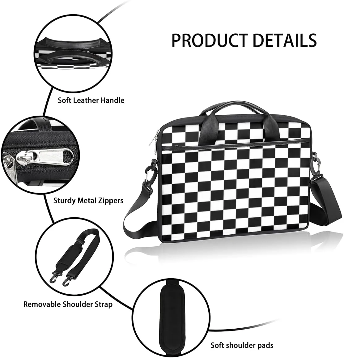 Laptop Case Bag,15.6 inch Laptop Sleeve Bag,Shockproof Protective Computer Cover,Water Resistant Notebook Briefcase25