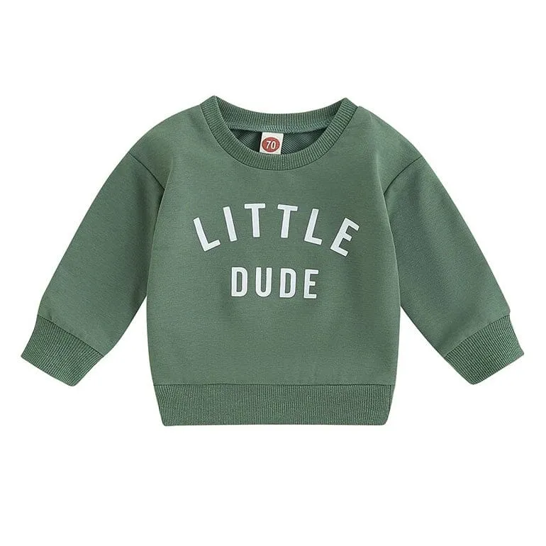 Little Dude Baby Sweatshirt