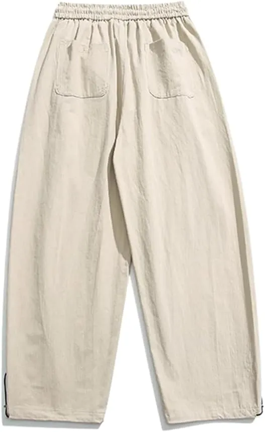 LIXINGHEITANG Pants Men Japan Korean Streetwear Loose Casual Wide Leg Baggy Boyfriend Harem Trousers Sweatpants