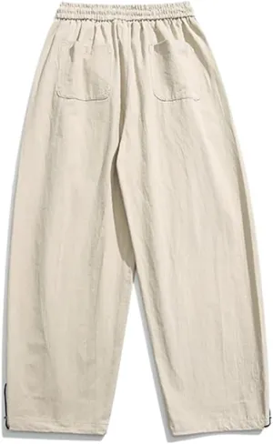 LIXINGHEITANG Pants Men Japan Korean Streetwear Loose Casual Wide Leg Baggy Boyfriend Harem Trousers Sweatpants