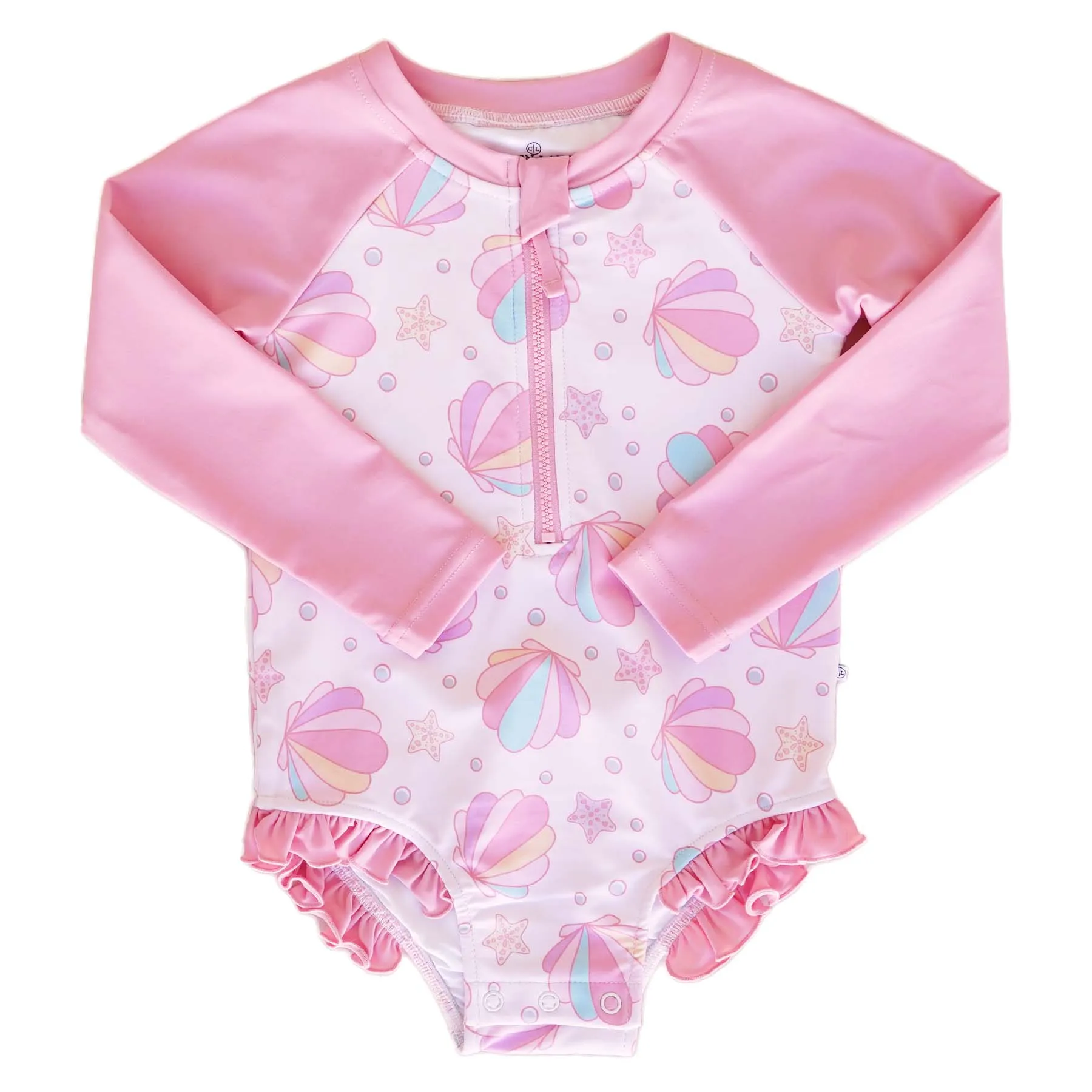 Long Sleeve Rash Guard with Front Zipper | Shell Yeah!