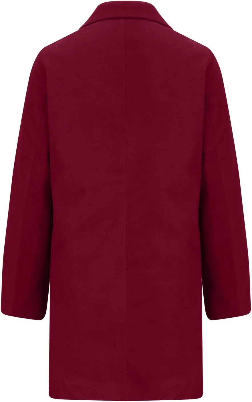 Long Trench Coat for Women Soft Wool Lapel Double Breasted Pea Coat Casual Business Solid Outwear Winter Fall Essentials