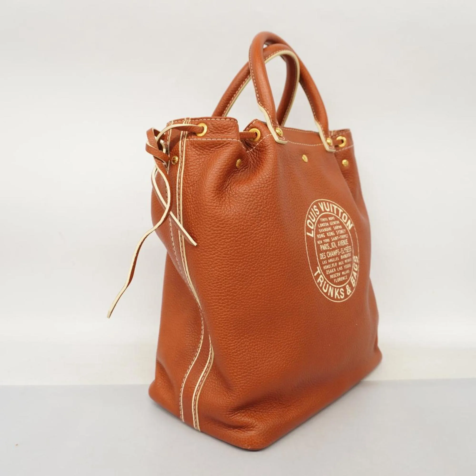 Louis Vuitton Trunk  Leather Tote Bag ()