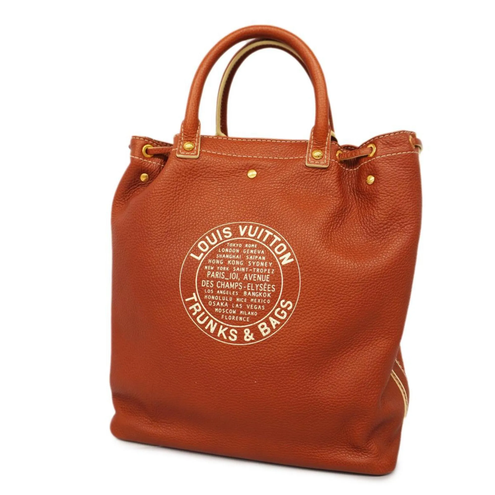 Louis Vuitton Trunk  Leather Tote Bag ()