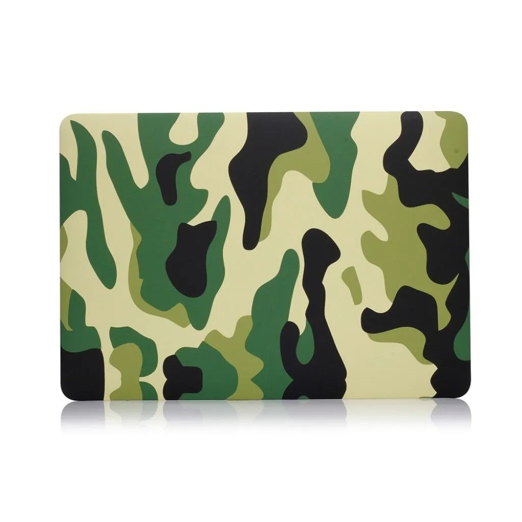 MacBook Pro 13 Touchbar pattern printing protective case - Camouflage Pattern / Green
