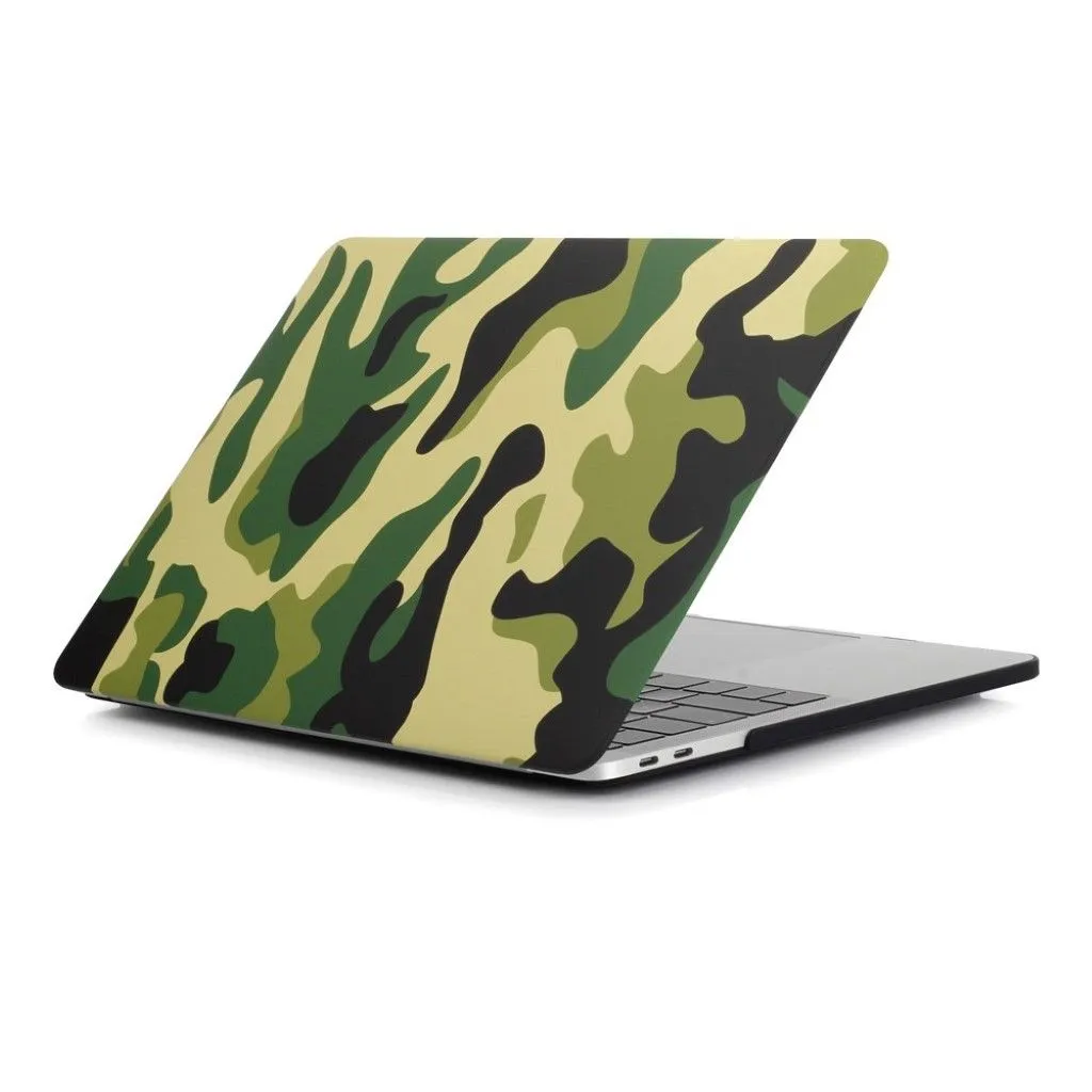 MacBook Pro 13 Touchbar pattern printing protective case - Camouflage Pattern / Green