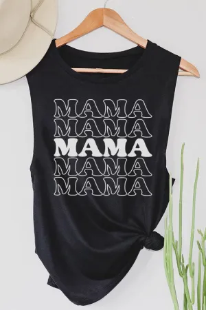 Mama Long Stack Musclt Tank Top