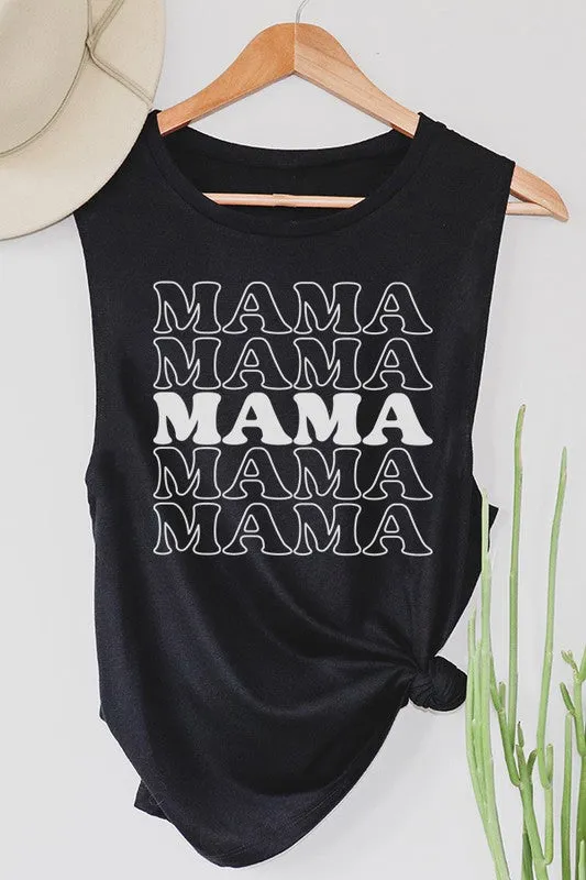 Mama Long Stack Musclt Tank Top