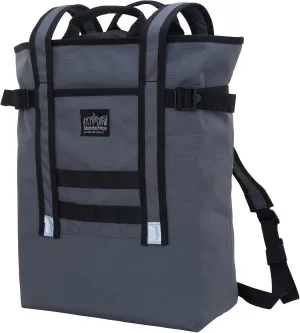 Manhattan Portage Chrystie Backpack With Adjustable Strap Water Resistant Paded Laptop Compartment In 1000D Cordura (Grey)