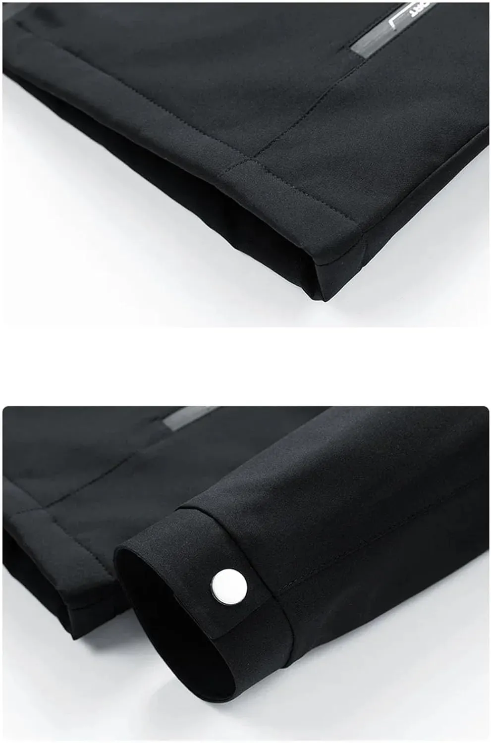 Men Causal Jacket Cotton Padded Warm Jackets Lapel Loose Solid Business Zipper Coats