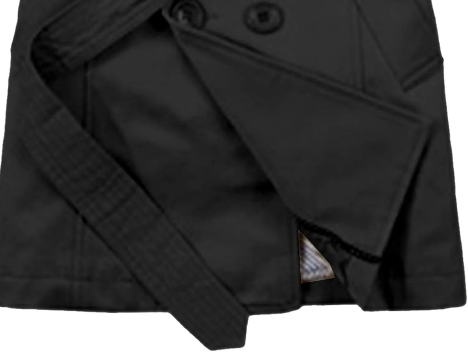 Men Classic Wool Length Jacket Double Breasted Slim Fit Trench Coat Mid Long Casual Business Peacoat