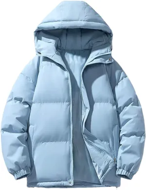 Men Winter Cotton-Padded Coats Men Outdoor Hooded Puffer Jackets Casual Windbreaker Thick Warm Parkas