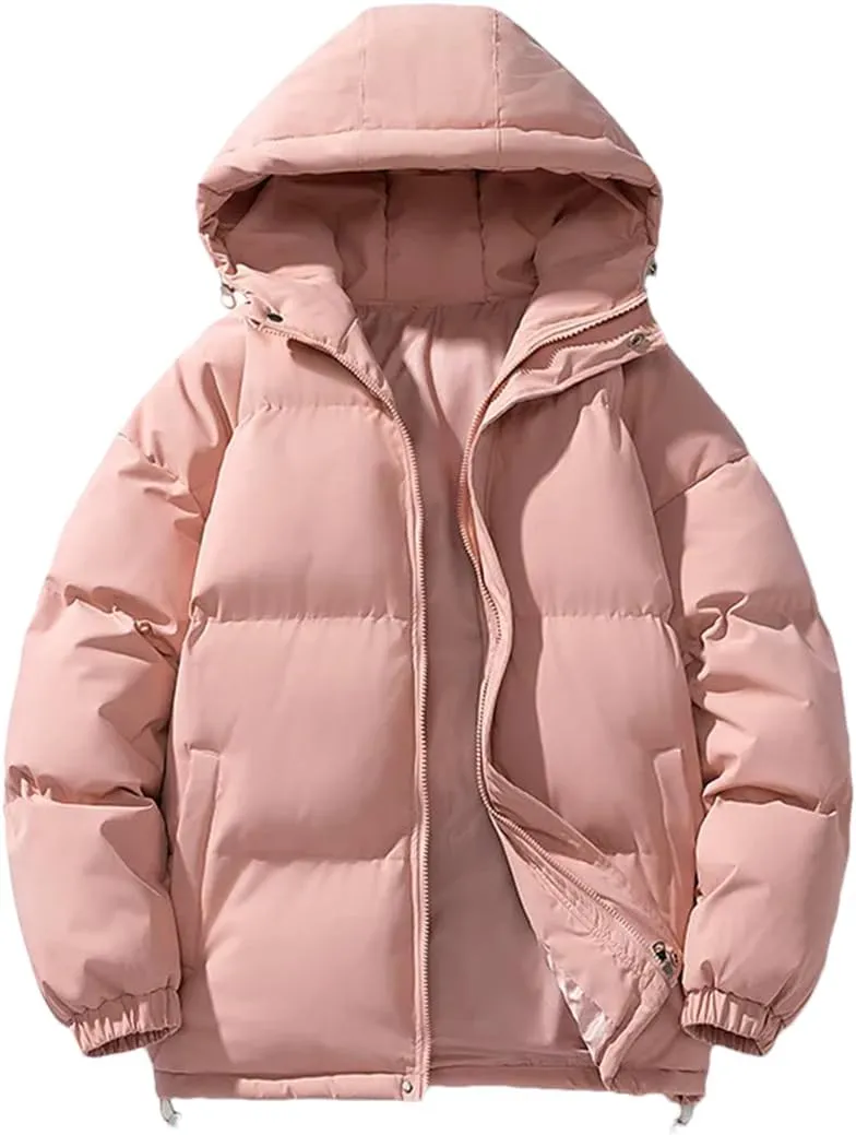 Men Winter Cotton-Padded Coats Men Outdoor Hooded Puffer Jackets Casual Windbreaker Thick Warm Parkas