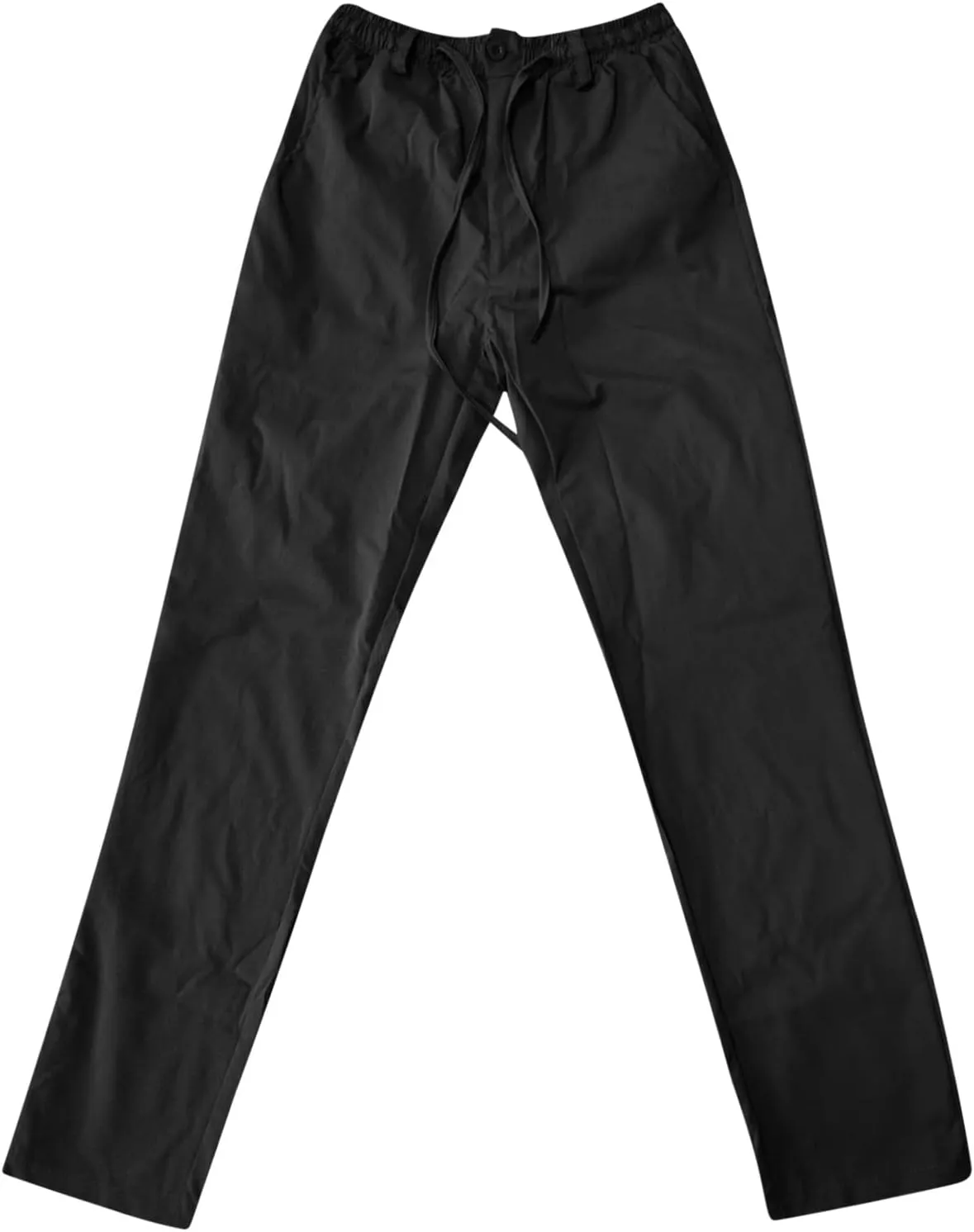 Mens Casual Pants, Elastic Waist and Zip Fly with Adjustable Internal Drawstring Custom Fit for Men Workout Pants