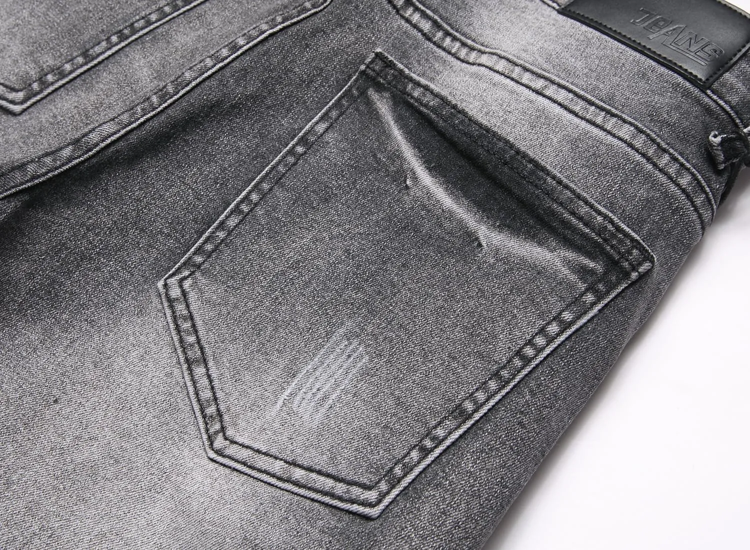 Men's Distressed Ripped Slim Fit Denim Jeans Pants