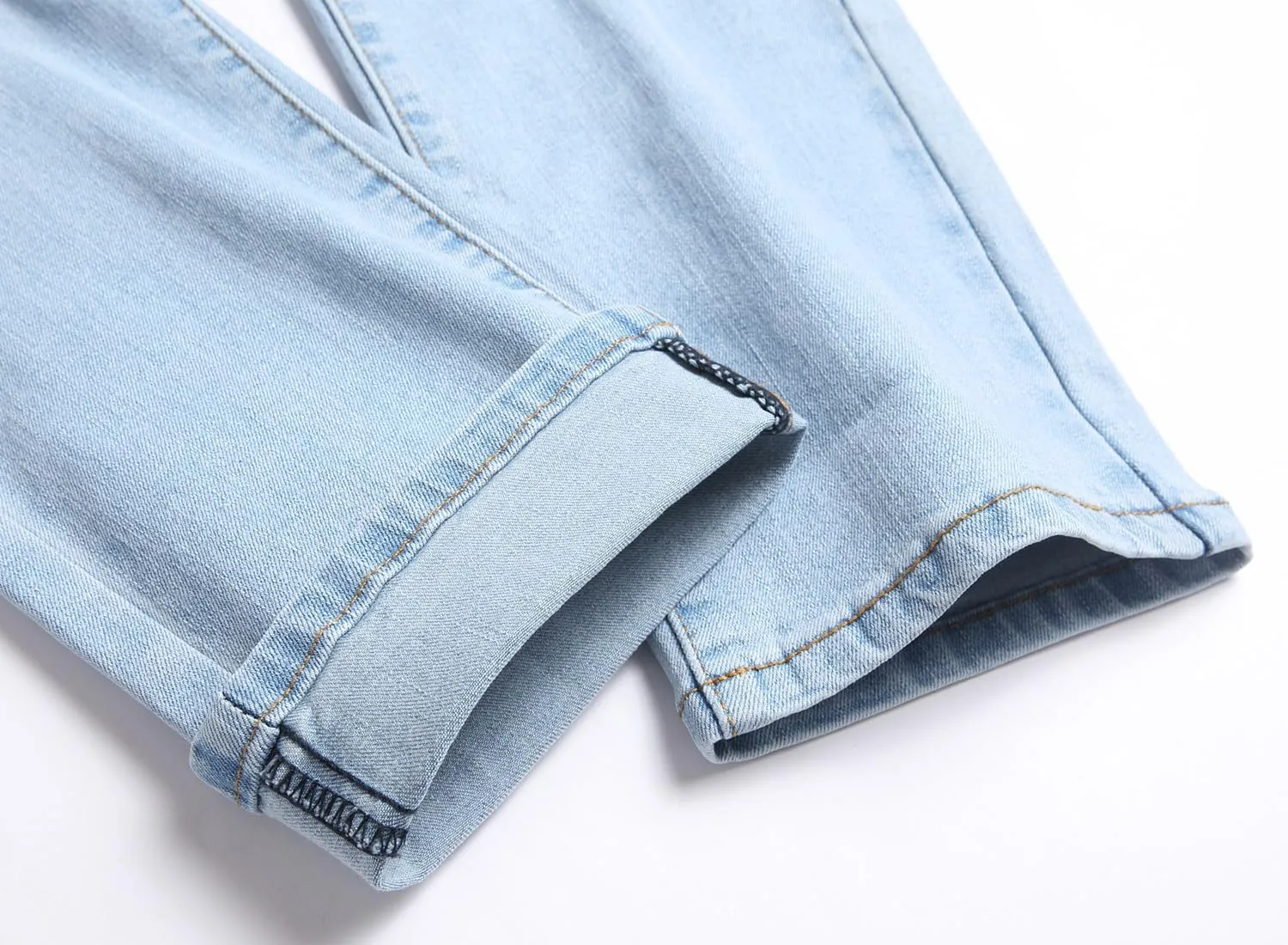 Men's Distressed Ripped Slim Fit Denim Jeans Pants