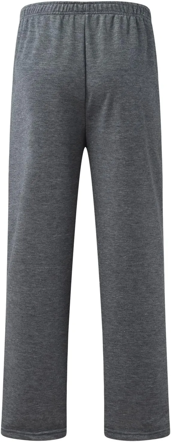 Men's Linen Harem Pants, Casual Loose Drawstring Elastic Waist Sweatpant, Outdoor Baggy Hiking Jogger Trousers Pockets