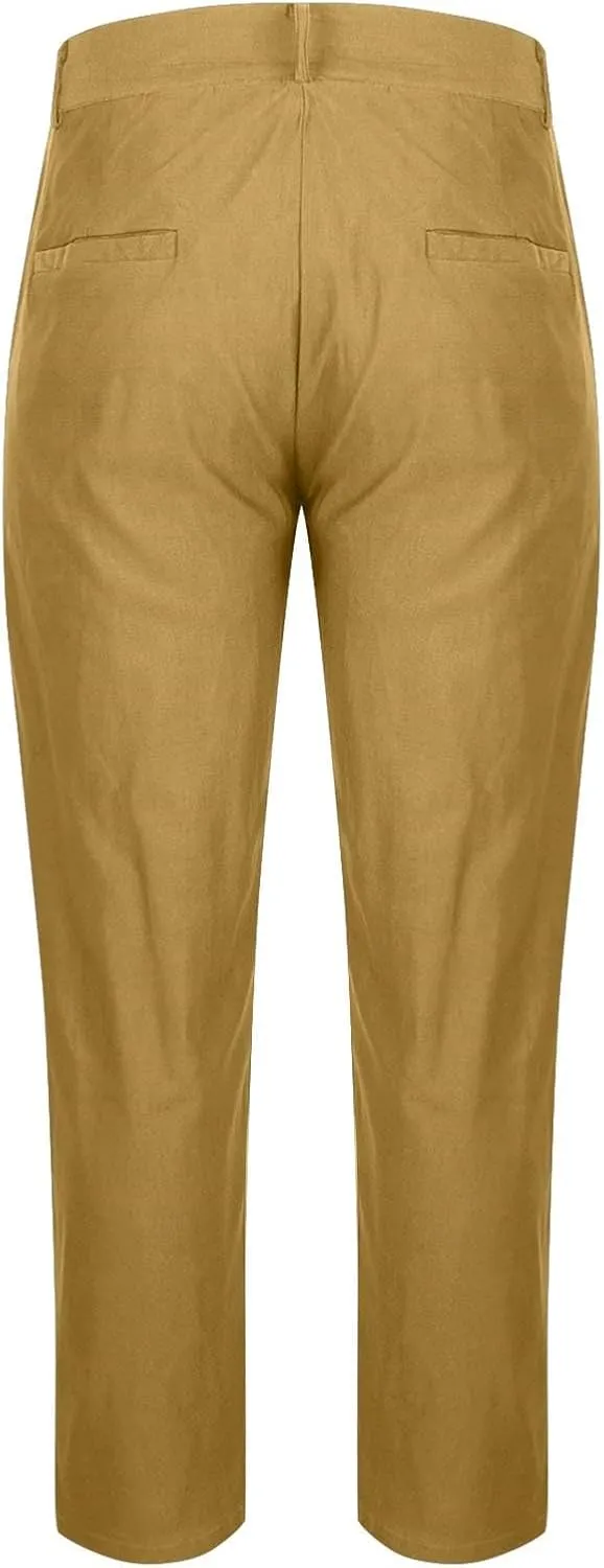 Men's Pants Stretch Lightweight Casual Slim Fit Golf Pant for Men Work Outdoor Fashion Trendy 2025 Spring Trousers