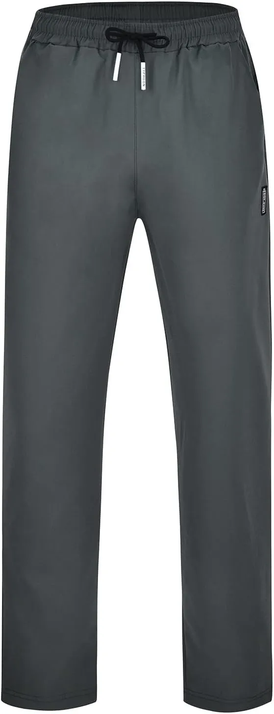 Mens Pants, Ultra Stretch Quick Drying Pants, Loose Fit Casual Jogging Trousers for Running Workout Training