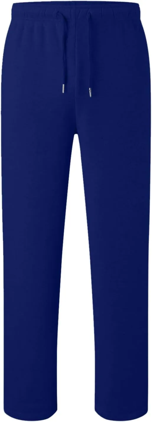 Men's Waffle Joggers, Lightweight Drawstring Casual Bottom Sweatpants, Straight Leg Slim Jogger Sweatpants with Pockets