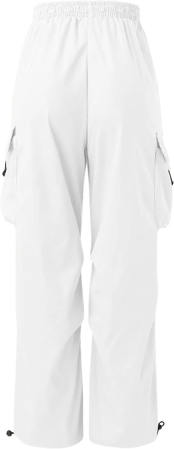 Men's Work Pants Loose Big Wide Leg Trousers Side Pockets 4 Pockets Casual Sports Trousers Sweatpants for Men