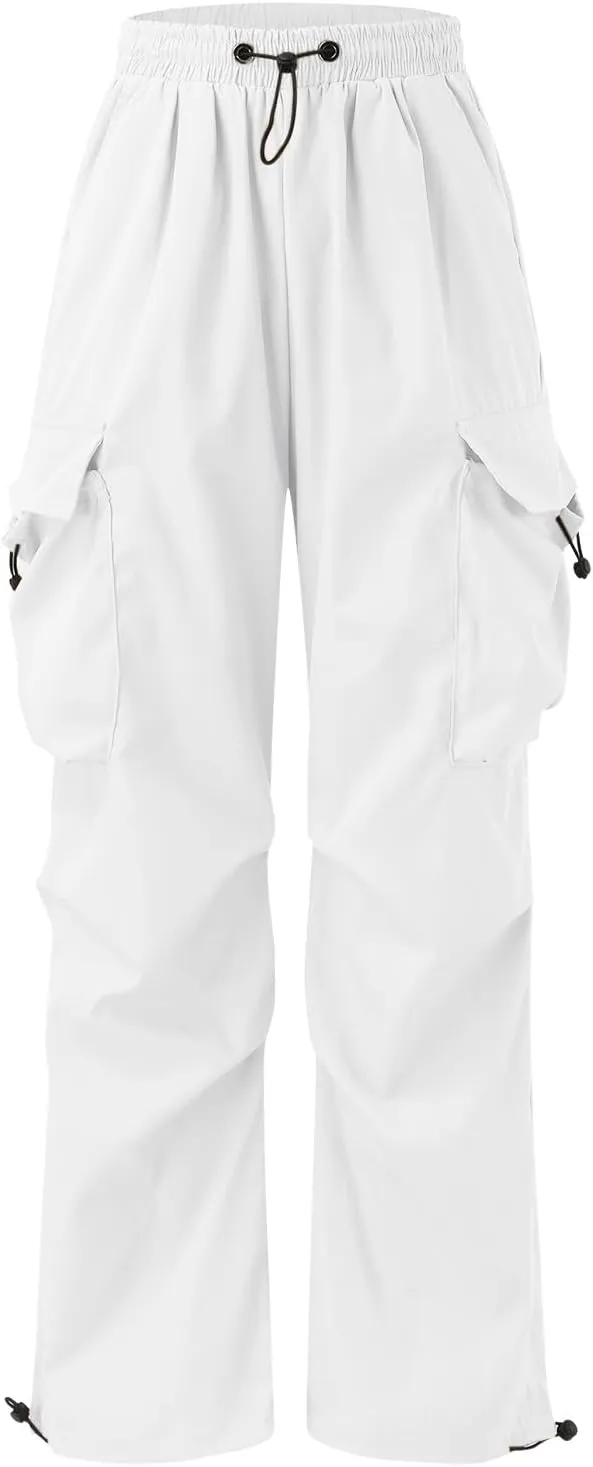 Men's Work Pants Loose Big Wide Leg Trousers Side Pockets 4 Pockets Casual Sports Trousers Sweatpants for Men