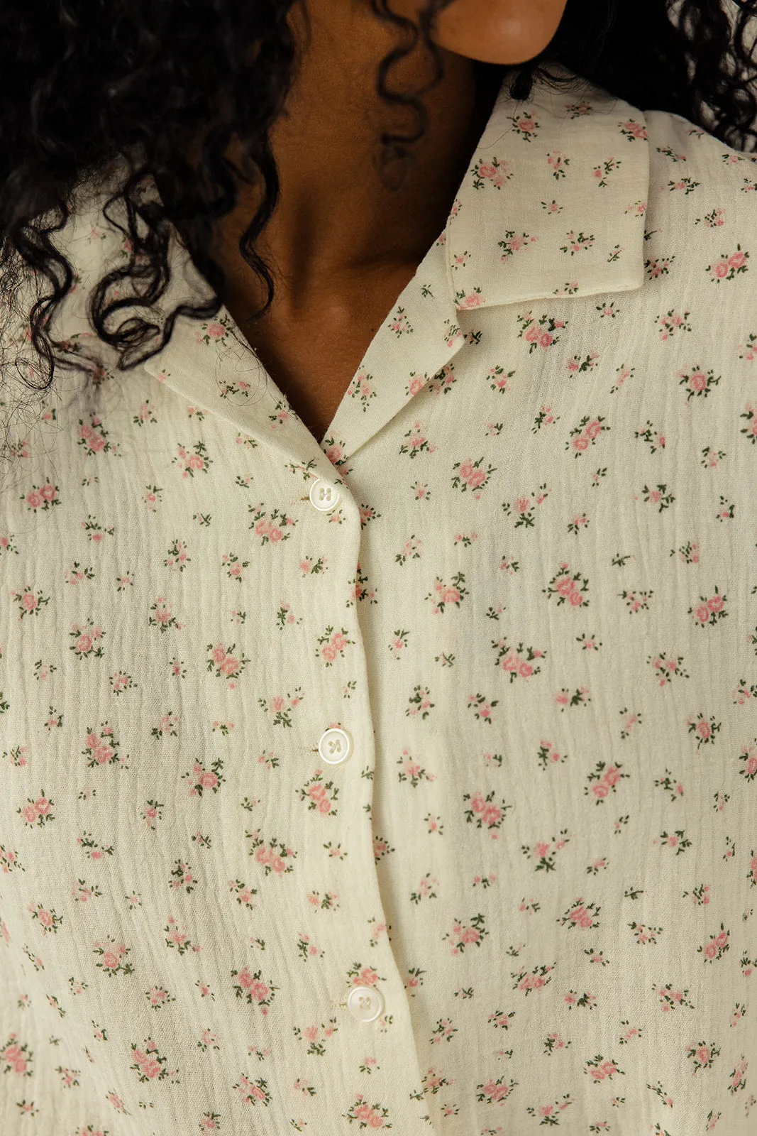 Middle Of The Night Button Blouse