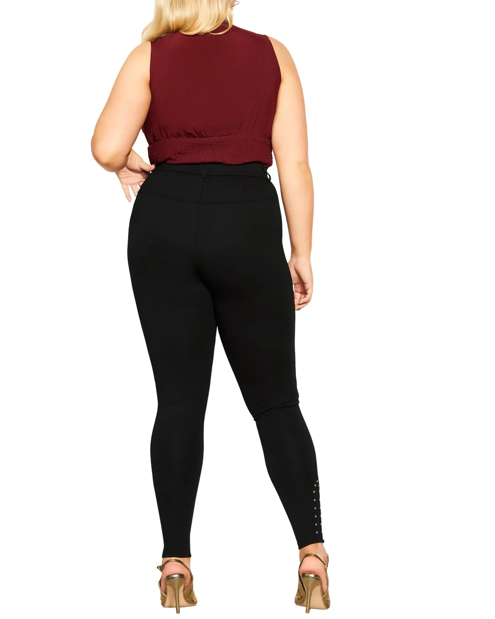 Mila Skinny Pant | Black