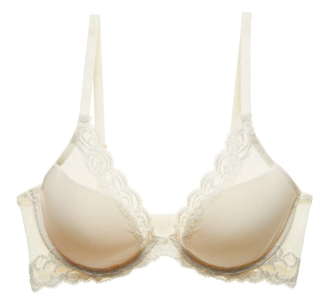 Natori Feathers Contour Plunge Bra, Moonlight