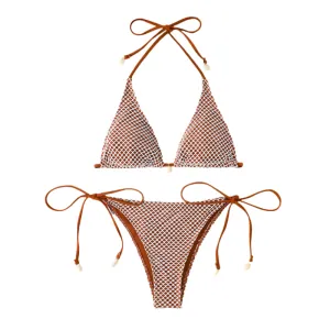 Netted Two Piece Swimsuit