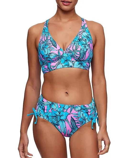 Next Luau 25min Sports Bra Bikini Top