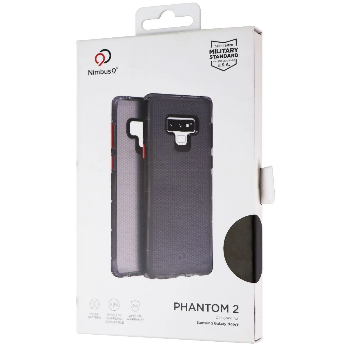 Nimbus9 Phantom 2 Slim Gel Case for Samsung Galaxy Note9 - Carbon Black