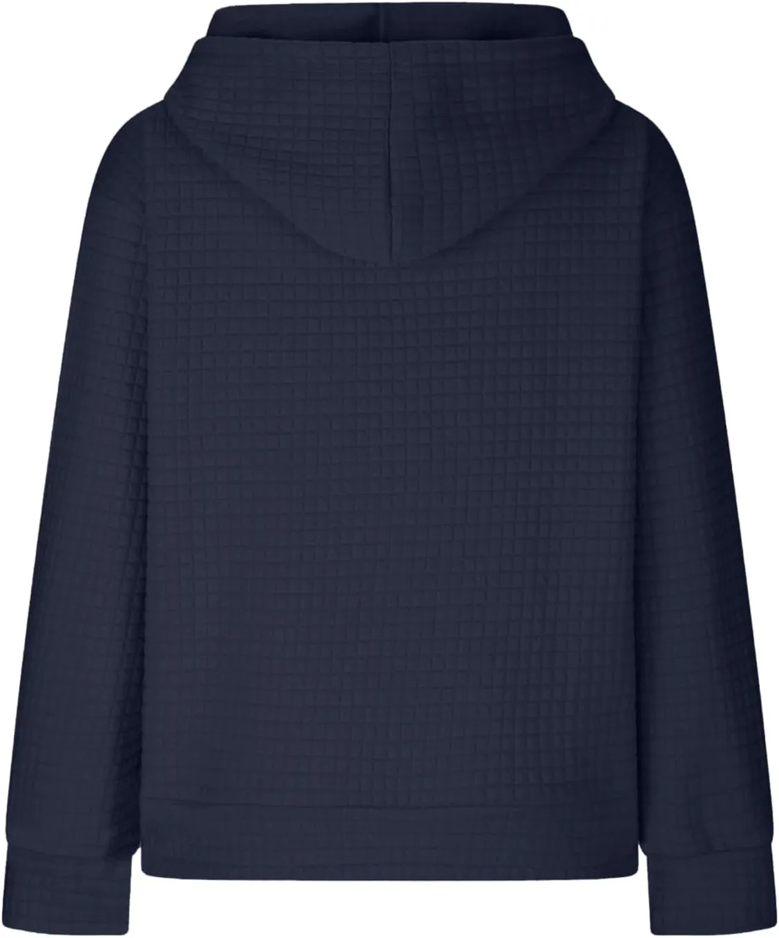 Oversized Hoodies for Women Waffle Pullover Casual Loose Fit Hooded Sweatshirt Long Sleeve Drawstring Tops