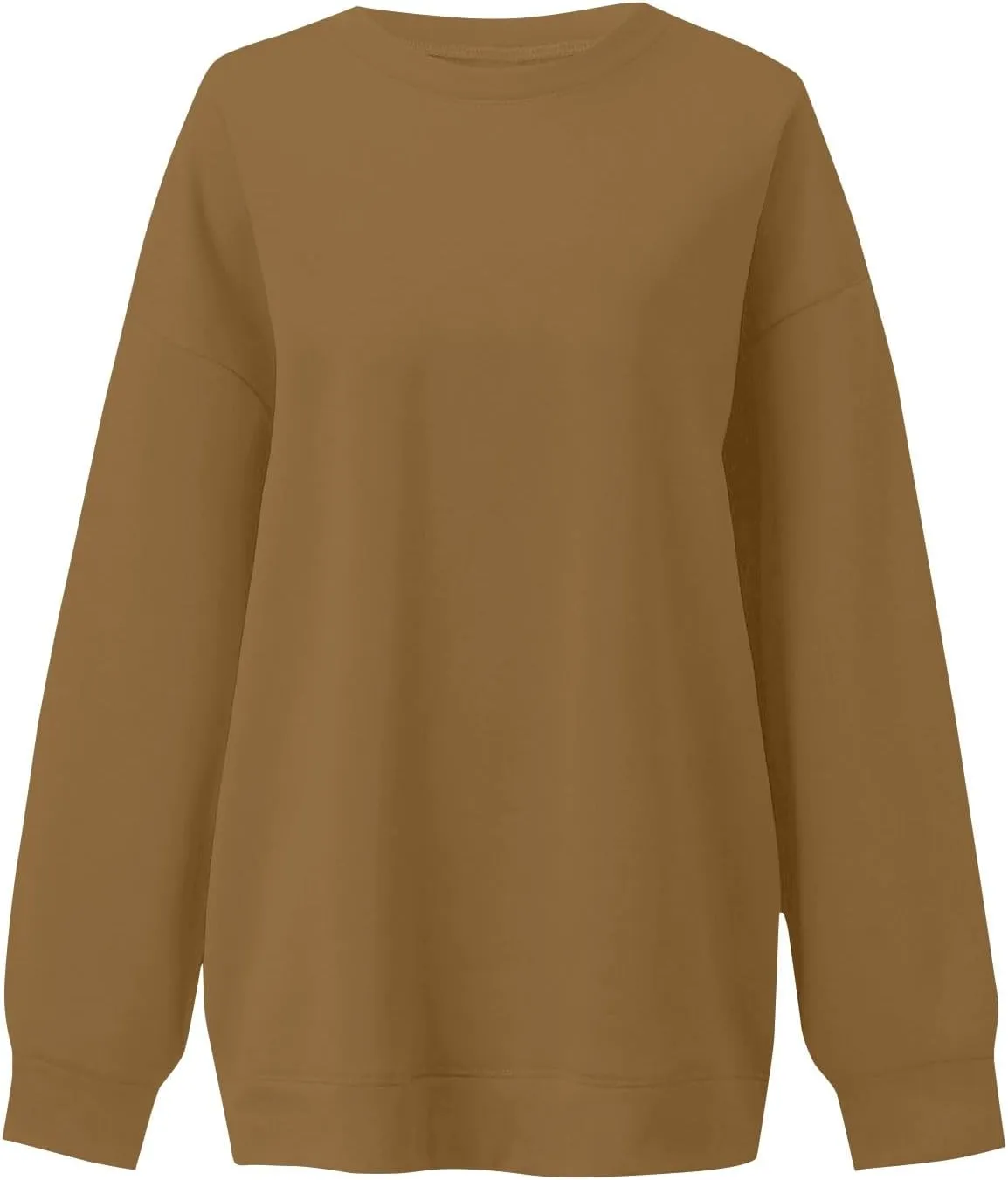 Oversized Sweatshirt for Women Crewneck Fleece Pullover Sweaters Loose Fit Plus Size Hoodie Comfy Fall Winter Tops