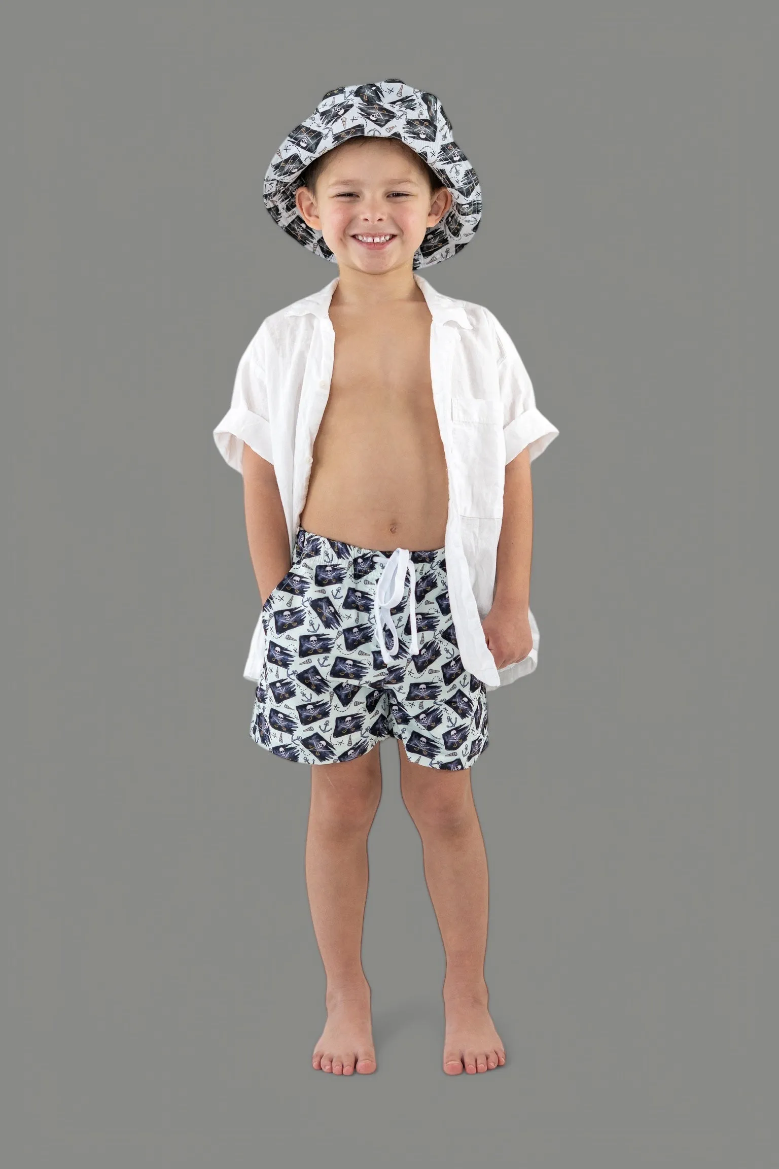 PIRATE CREW BOY'S DREAM SWIM TRUNKS