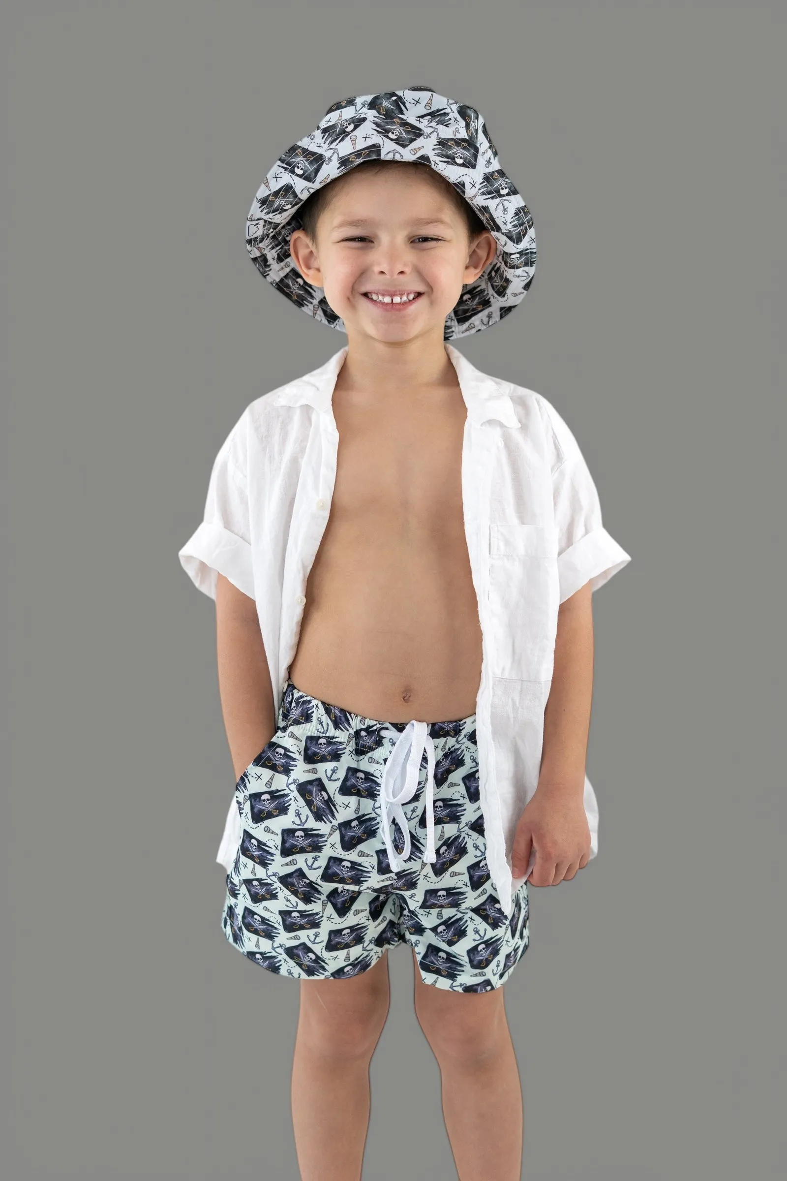 PIRATE CREW BOY'S DREAM SWIM TRUNKS