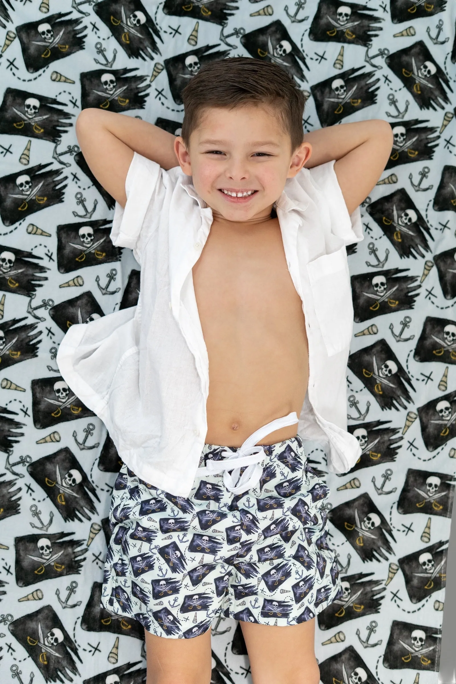 PIRATE CREW BOY'S DREAM SWIM TRUNKS
