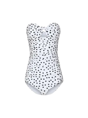 Polka Dot One-Piece Swimsuit