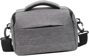 Portable Nylon Camera Bag for Mirrorless Cameras Shoulder Strap Capacity Travel Pouch Water Resistant Durable Design