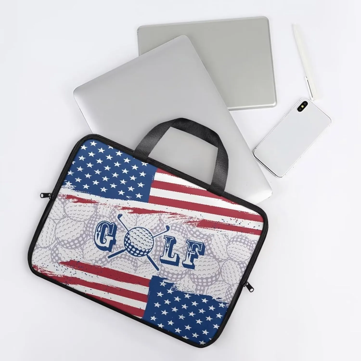 PU Leather Laptop Bags Designer Water-Resistant Laptop Carrying Case 10 12 13 15 17 inch