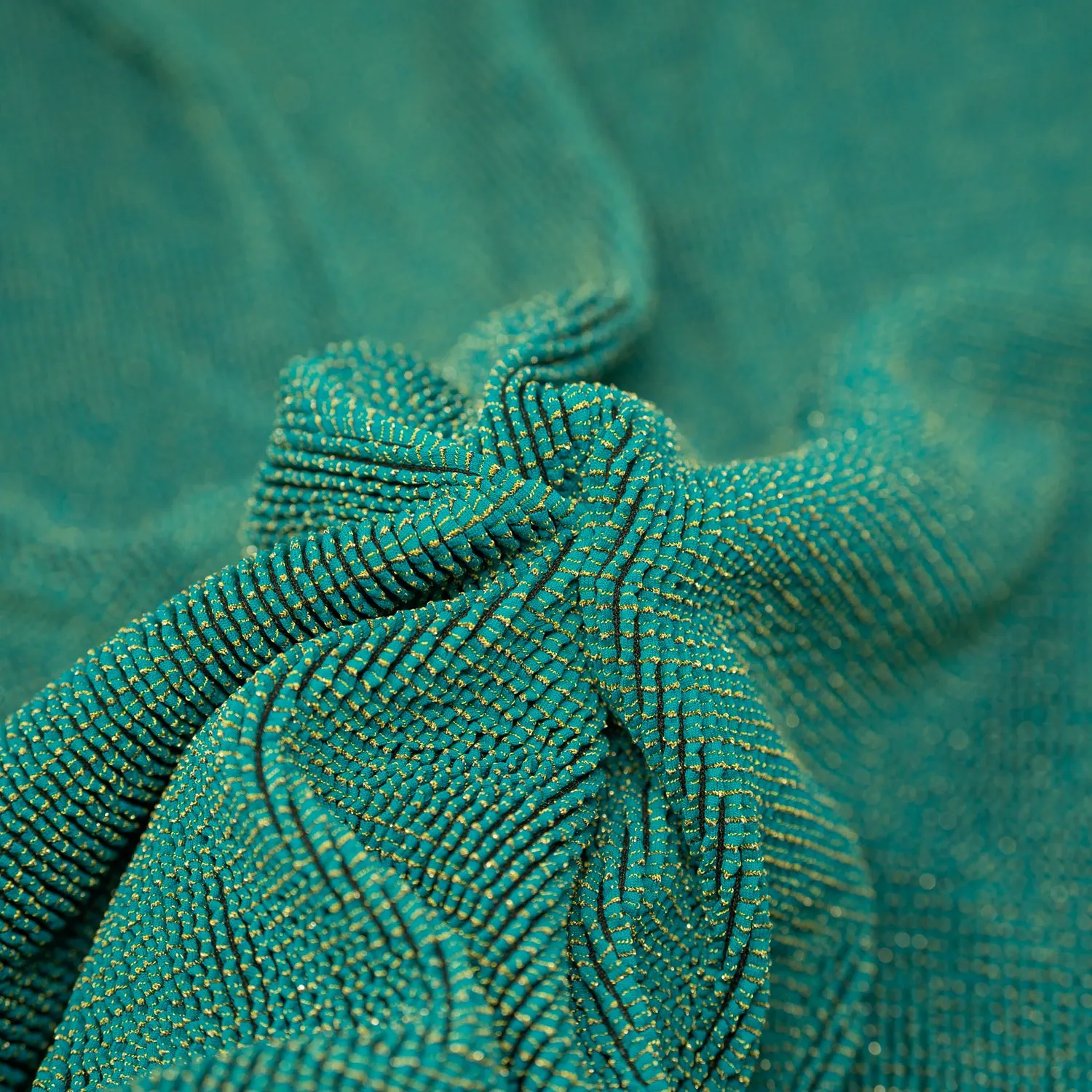 Ritzy Crinkle Nylon Polyester Spandex with Metallic Fabric | Blue Moon Fabrics